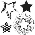 thumbnail image 3 of Crafters Workshop TCW6X6-283S Crafters Workshop Templates 6 inch x 6 inch-Layered Stars, 3 of 3