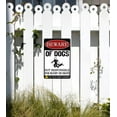 thumbnail image 6 of Beware of Dogs Metal Sign Warning Tin Sign Waterproof Indoor or Outdoor Use for Front Door Farmhouse Yard Home Wall Decor 8x12 Inches, 6 of 6