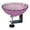 A002- Purple, variant on Glass Bird Bath Deck Bird Feeder Hanger for Railing Purple 1 Pc Outdoor Garden Decor Backyard Bird Feeding Station Wild Bird Feeders