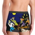 thumbnail image 7 of Lsque Scooby-Doo Pattern Men’s Total Support Pouch Boxer Briefs, X-Temp Cooling, Moisture-Wicking Underwear, Regular, Long-leg and Trunk-Small, 7 of 7