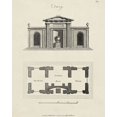 thumbnail image 2 of Vision Studio  20x24 White Modern Wood Framed Museum Art Print Titled - Garden Pavilion V, 2 of 4
