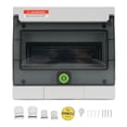 thumbnail image 2 of 4 Way Distribution Box, Easy To Install DIN Rail Enclosure 4 Way Water Proof Distribution Box Flame Retardant  for Indoor Outdoor Use, 2 of 7