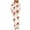 Beige#2, variant on Women's Christmas Snowflake Print Pajamas 2-Piece Set Cozy Soft Stretchy Poly Spandex Blend Pocket Long Sleeve Top + Pants Holiday Sleepwear S-3XL