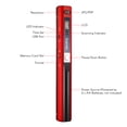 thumbnail image 4 of Dcenta Portable Handheld Wand Wireless Scanner A4 Size 900DPI JPG/PDF Formate LCD Display,Red, 4 of 7