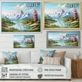 thumbnail image 4 of Designart "Dreamy Mountain Lake View" Landscape Mountains Floater Framed Canvas Prints, 4 of 5