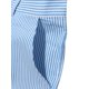 thumbnail image 4 of Pantalones Cortos De Rayas Verticales PaHombres Con Bolsillos Inclinados Delanteros Azul Blanco 36, 4 of 7