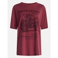 thumbnail image 5 of No Boundaries Washed Graphic Boyfriend Tee, Women's XXS-XXL, 5 of 5