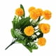 thumbnail image 4 of Ramo de flores de simulación de 9 cabezas, tela, adorno floral falso, decoración para el hogar, sala de estar, verde, rojo Yuarrent HA8158-04B, 4 of 6
