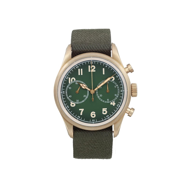 Montblanc 1858 42mm Chronograph Bronze Green Dial LTD Edition Men