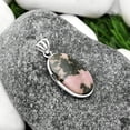 thumbnail image 3 of Natural Rhodonite 925 Sterling Silver Pendant Jewelry P-1002 SDP111168, 3 of 5