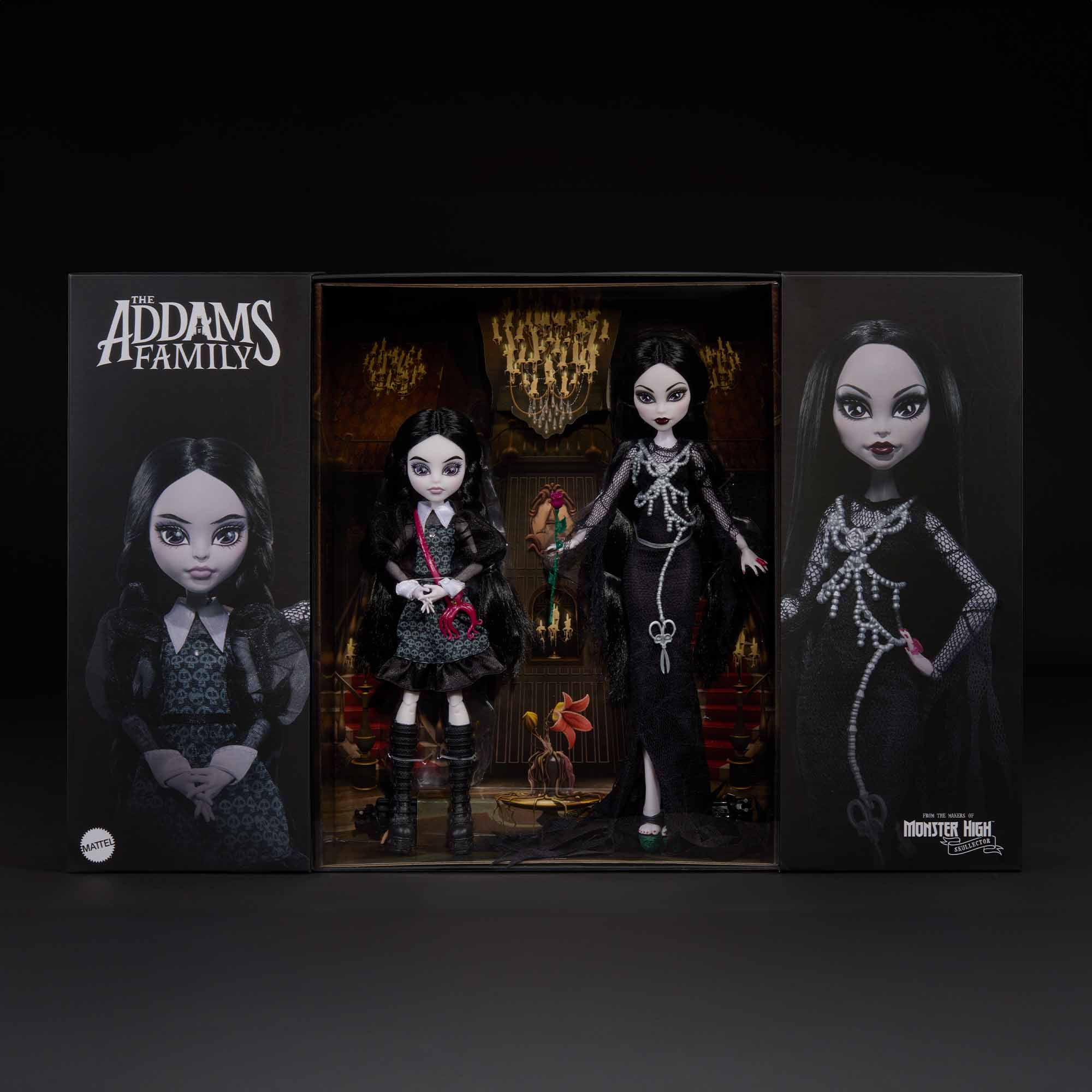 Monster High Skullector The Addams Family Doll, Two Packs