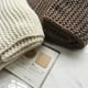 thumbnail image 5 of Bufandas de lana hechas a mano para mujer engrosadas en invierno, color sólido, cuellos cálidos de punto para amantes de los estudiantes (beige), 5 of 5