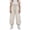 Beige, variant on CPNG Girls Sweatpants Elastic High Waist Wide Leg Baggy Sweat Pants with Letter Embroidery Fashionable Casual Loose Jogger Pants Streetwear