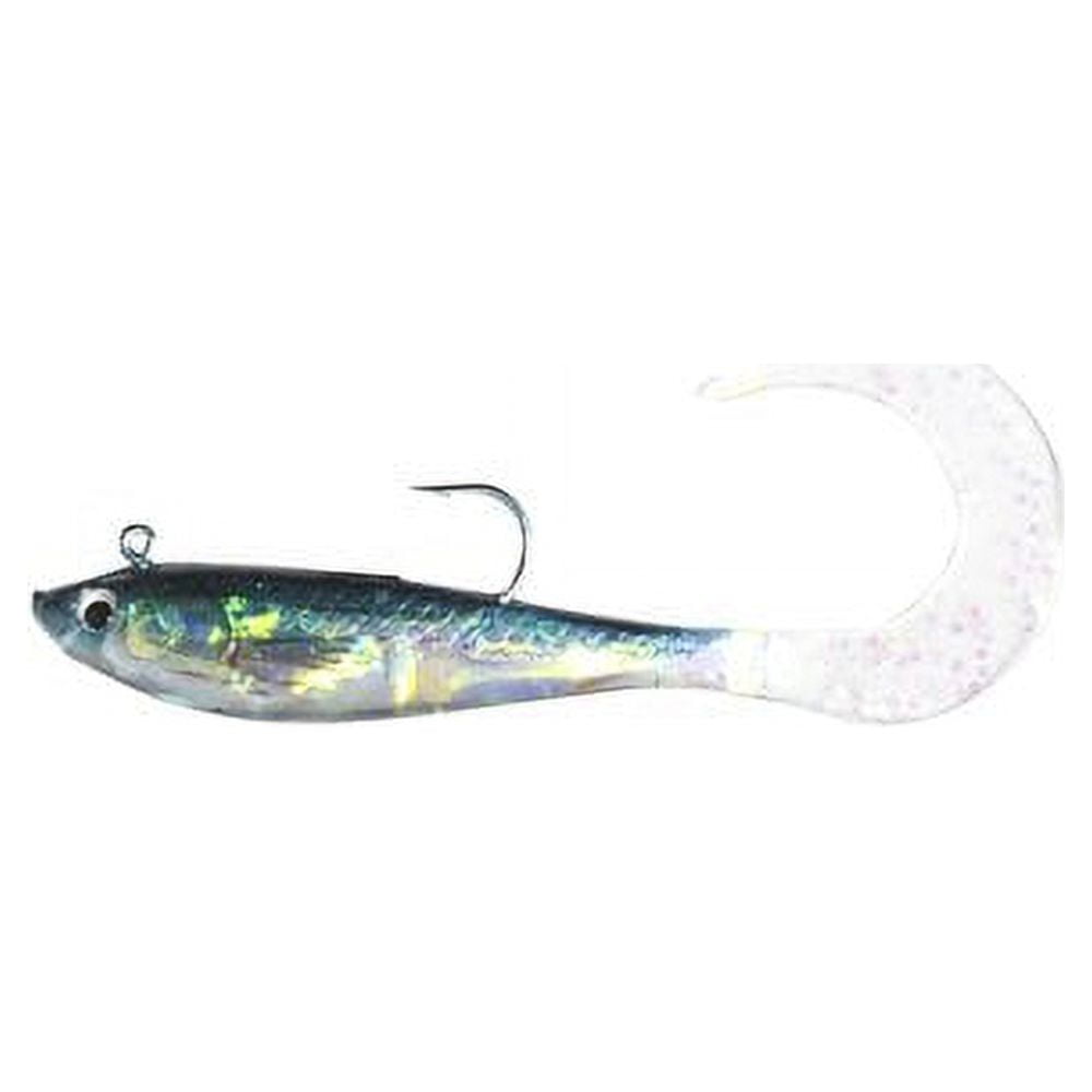 (2 pack) Renosky - Mirror Image Darting Shad, 3" Soft Body Swim Bait, Black Shad, 3 Count