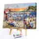 thumbnail image 2 of DIY pintura al óleo por números sirena lienzo ilustraciones sala de estar decoración pintada a mano Tmvgtek Arte deco, 2 of 9