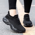 thumbnail image 2 of HBFAGFB Espadrilles pour Femmes Simples Confort à Lacets Espadrilles Course Jogging Chaussures pour Femmes Noir Taille 41, 2 of 9