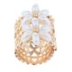 thumbnail image 1 of Bufanda de seda Zulema Clip Hebil Elegante oro, 1 of 8