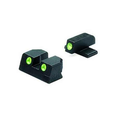Meprolight Tru-Dot Night Sights, Green Front/Rear - Springfield XD 45 ACP 4in (Best Primers For Reloading 45 Acp)