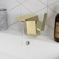 thumbnail image 6 of Carre Single Hole, Single-Handle, Bathroom Faucet in Brushed Gold, 6 of 12