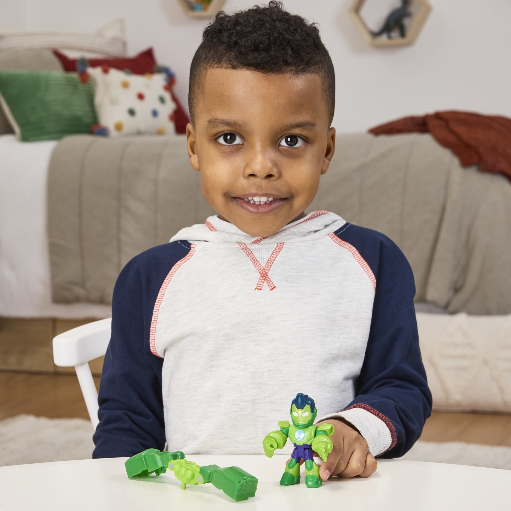 Marvel Iron Man and his Awesome Friends Iron Hulk Action Figure Toy with Accessory