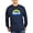 Navy, variant on CafePress - Free Ukraine Men's Long Sleeve T Shirt - Long Sleeve Dark T-Shirt