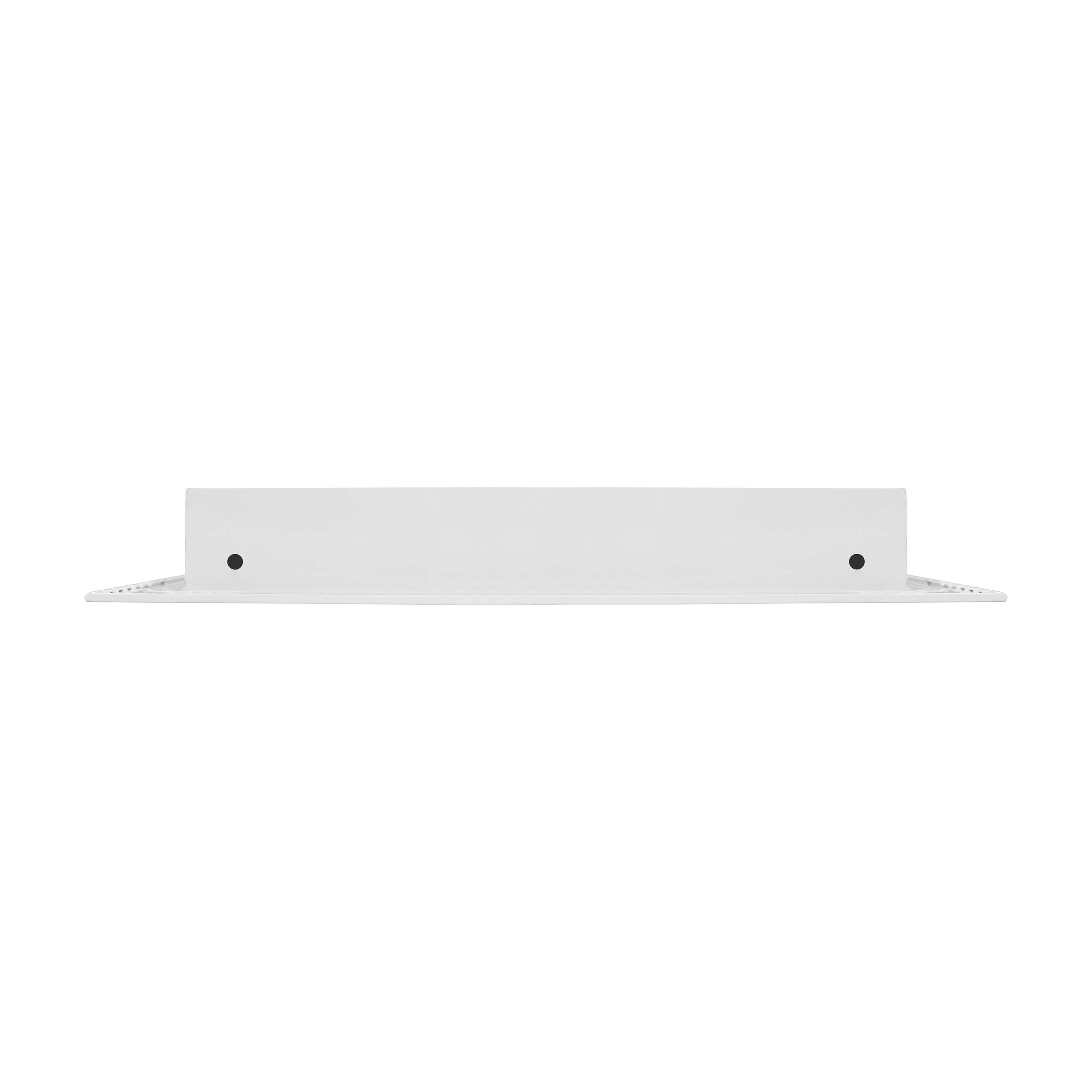 BUILDMART - 30x12 Modern AC Vent Cover - Decorative White Aluminum Air Vent - Standard Linear Slot Diffuser - Heating and Cooling Register Grille for Ceiling, Walls & Floors - Texas Buildmart