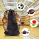 thumbnail image 3 of Net, Ball Bag, Large Mesh Ball Bag with Drawstring and Adjustable Shoulder Strap, Waterproof Storage Bag for Football, Basketball, Volleyball, 72 x 50, 3 of 4