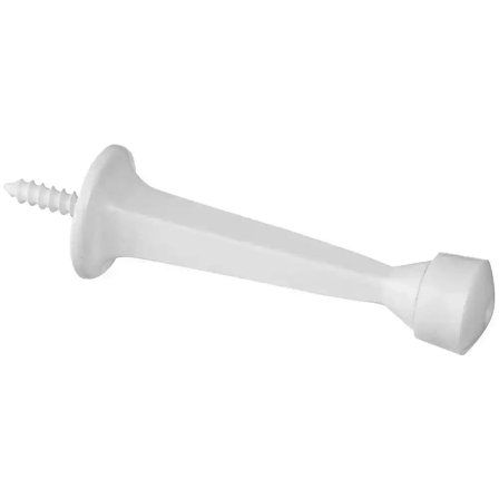 Square Taper Door Stop 3 Inch White