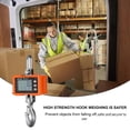 thumbnail image 7 of CACAGOO Digital Hanging Scale 1000kg/ 2204lbs Portable Heavy Duty Crane Scale LCD Backlight Industrial Hook Scales, 7 of 7