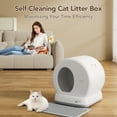 thumbnail image 4 of Osoeri Self-Cleaning Cat Litter Box, Automatic Cat Litter Box with APP Control, Safety Sensors, Odor Isolation & Health Monitoring, 4 of 11