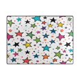 thumbnail image 5 of Yayeee Area Rugs for Living Room 5.2'x4' Non Slip Washable Bedroom Floor Carpet, Green Stars, 5 of 5