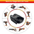 thumbnail image 4 of Adaptador de batería DEWDYS para herramientas Ridgid AEG de 18 V, 4 of 8