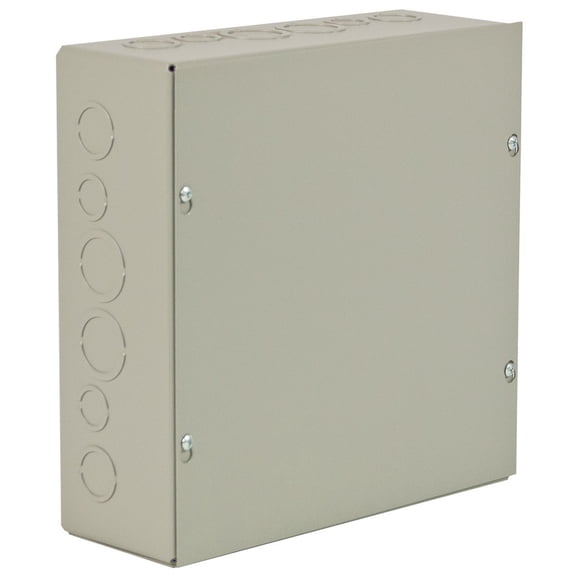 NEMA 1 Steel Junction Box Enclosure with Screw Flat Cover