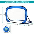 thumbnail image 2 of Soccer Goals Soccer Net - Kids Pop-up Football Goals for Backyard Practice & Training, Portable Set of 2, 2 of 6