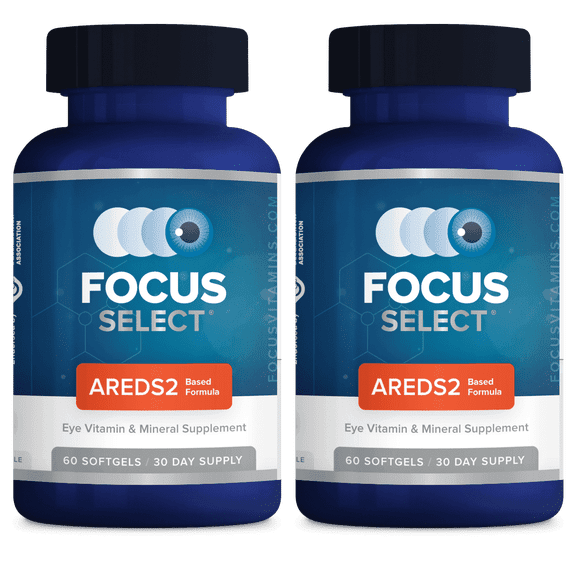 Focus Vitamins Select Macular Health Formula Softgels, 60-Day Supply, Twin Pack