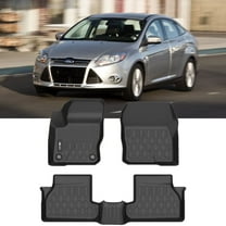 Nilight TPE Floor Mats for Ford Focus 2012 2013 2014 2015 2016 2017 2018, All Weather Custom Fit Heavy Duty Floor Liners