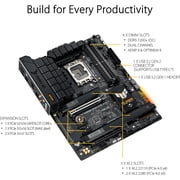 Asus TUF Gaming B760-Plus WiFi D4 Motherboard, ATX, LGA1700, DDR5, WiFi 6