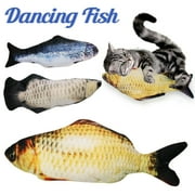 Electronic Pet Cat Toy Electric USB Charging Simulation Fish Toys Salmon