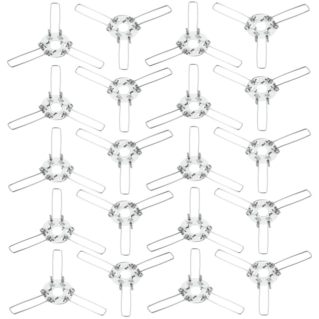 Spring Accessory Silver Easy Installation 20Pcs 2.8X1.2X0.4In