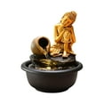 thumbnail image 2 of GUOOL Petite Table Décorarive Intérieur Eau Feng Shui Ornements pour Dormir Bouddha, 2 of 9