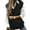 Black, variant on Women's Plus Size 3X Brown Sweater Vest Sleeveless Tops V Veck Knitted Pullover Fall Winter Ribbed Tank Tops Cable Knit Vest 3XL 22W 24W