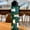 Green, variant on 3D Printed Cute Cartoon Cat PVC-Free, Leak-Proof, Matte Finish 750ML Water Bottle,Includes Carry Loop Outdoor Activities