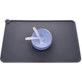 thumbnail image 5 of Alfombrilla para comedero de perros de silicona gris de 54 x 38 cm, compatible con la FDA, impermeable y antideslizante., 5 of 5