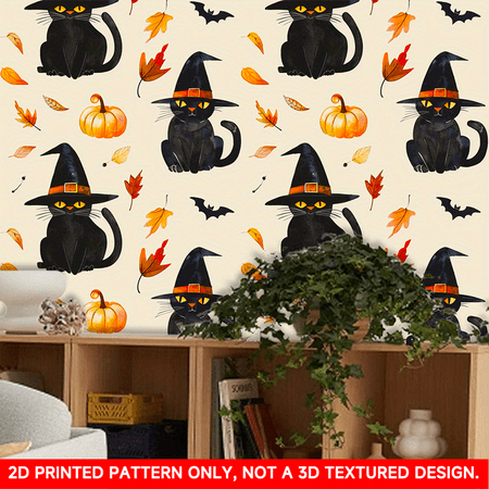 1 PC, 2D Flat/ wallpaper wall stickers, popular design patterns, 39.37x15.75 inches (100x40cm), self-adhesive wallpaper, detachable and cutable PVC stickers, suitable for wall/staircase/furniture dec