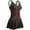 Black Cheery, variant on Summer Mae Women's Plus-Size Flower Printing Shaping Body One Piece Swim Dresses Swimsuit
