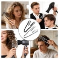 thumbnail image 6 of 2Pcs Texture Comb, Volume Hair Comb Wide Tooth Comb for Curls, Barber Wide & Fine-Toothed Dual-Purpose Styling Comb, ABS Plastic Texturizing Hair Tool (2PCS Gray), 6 of 12