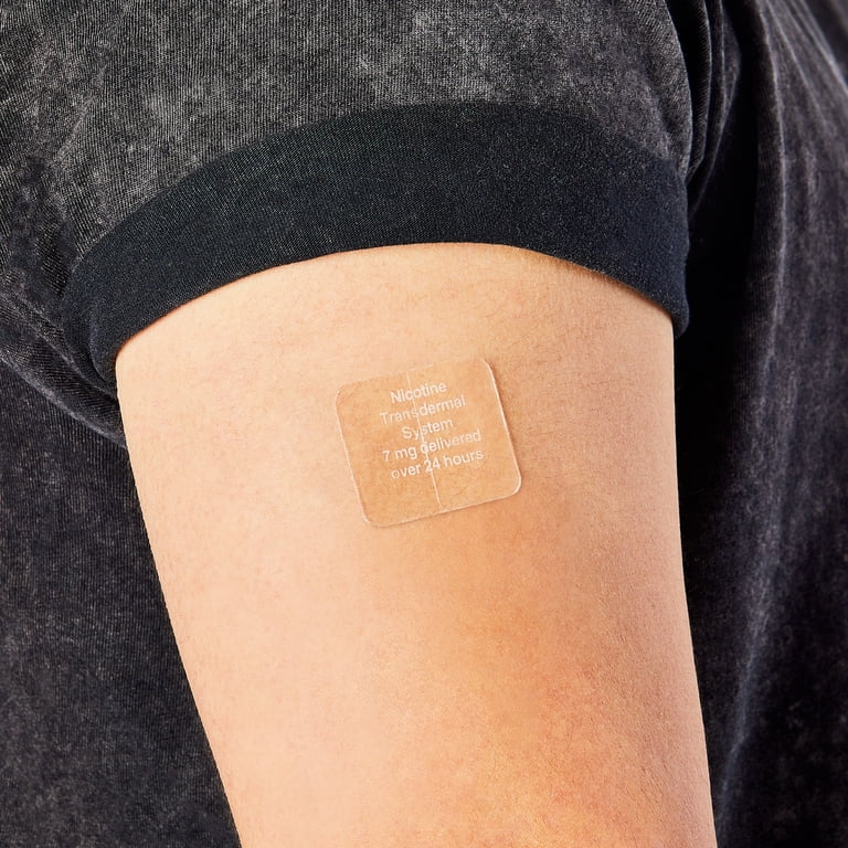 7 mg patch how many cigarettes Equate Nicotine Transdermal System Step 3 Clear Patches, 7 mg, 14 Count,  Compare to Nicoderm® CQ® Active Ingredient
