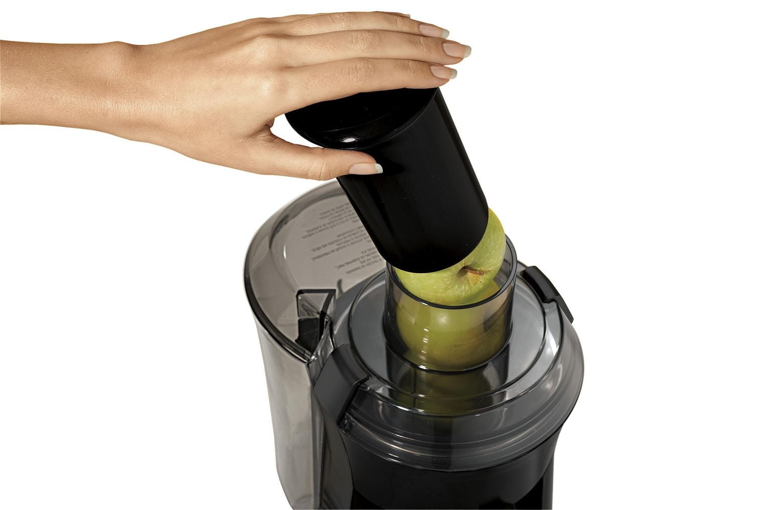 Extracteur de jus Health Smart Hamilton Beach, 800 watts, goulotte Big Mouth 3 po, noir, 67608Z