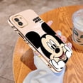 thumbnail image 2 of Carcasa Para Samsung Galaxy A03 Core A03S A13 A23 A33 A53 A73 4G 5G Nueva Cara Cuadrada Con Estampado De Mickey Funda De Diseño De Lujo Galvanoplastia Suave Para Teléfono, 2 of 4