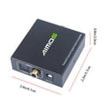 thumbnail image 2 of Adaptador coaxial a óptico Convertidor de audio digital para consola de juegos de TV Amplificador Altavoz Inevent EL5375-00B, 2 of 7